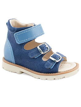 Сандалии открытые МЕГА Orthopedic, арт. 052 62 08-22, синий (SALE)