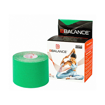 Тейп кинезио BBTape, 5см х 5м, зеленый