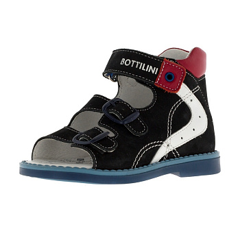 Сандалии открытые Bottilini, арт. SO-090(5), синий/белый