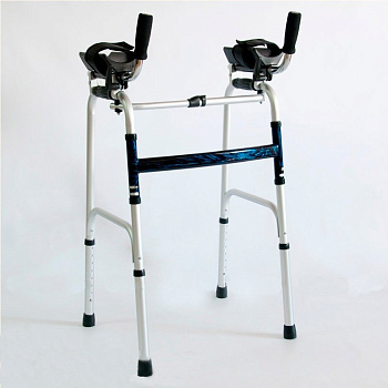 Ходунки подлокотные Мега-Оптим, арт. FS963L/PMR818, шагающие