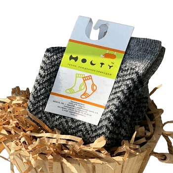 Носки Холти, арт. Н 019 ШХТ, мужские, черный/серый