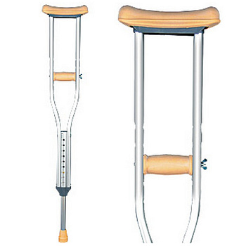 Костыли алюминиевые, арт.10021/U, с выдвижным УПС