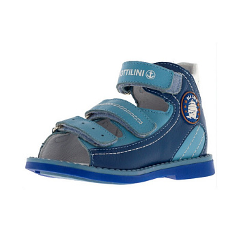 Сандалии открытые Bottilini, арт. SO-166(4), темно-синий