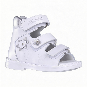 Сандалии открытые Bottilini, арт. SO-309(7), серебристый (NEW)