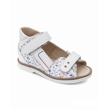 Сандалии открытые Тапибу Хобби, арт. FT-26027.21-OL03O.01, белый/василек (SALE)